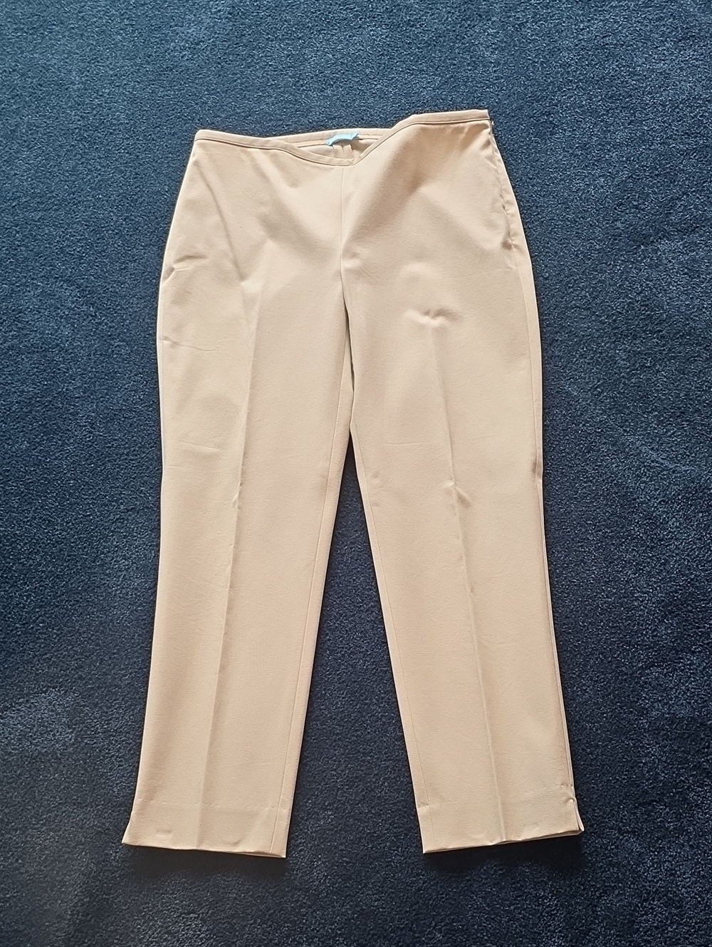 J. McLaughlin Women's Classic Beige Cropped Dress Pants